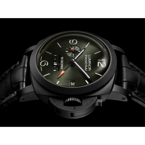 sturdy black ceramic panerai|Luminor Dieci Giorni GMT Ceramica .